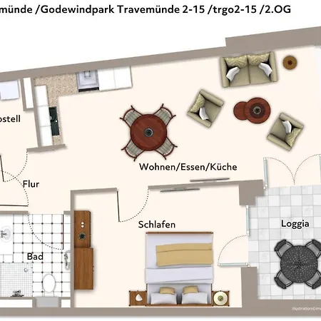 Godewindpark Travemuende Godewindpark Travemuende 2-15 Apartment